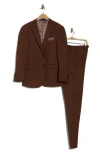 Gino Vitale 2-piece Suit In Brown