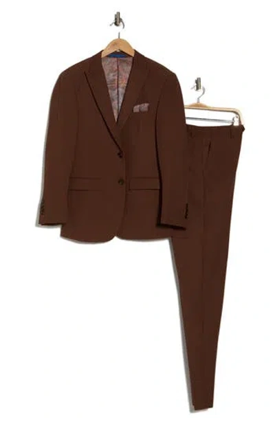 Gino Vitale 2-piece Suit In Brown