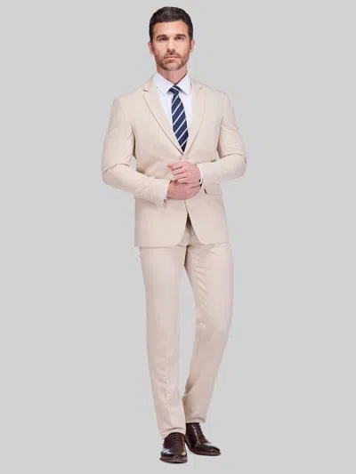 Gino Vitale Big & Tall Men's Slim Fit Suit In Neutral