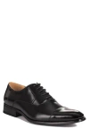 Gino Vitale Cap Toe Oxford In Black