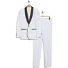 Gino Vitale Premium Slim Fit 3-piece Tuxedo In White