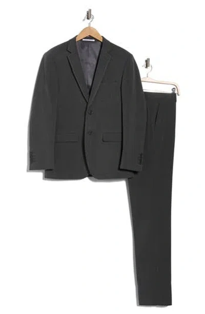 Gino Vitale Slim Fit Four-way Stretch Suit In Gray