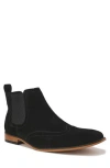 Gino Vitale Wingtip Chelsea Boot In Black