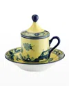 Ginori 1735 2-piece Coffee Cup Set In Yellow