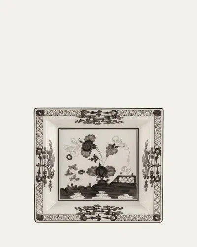 Ginori 1735 Albus Squared Porcelain Tray, 9.6" In Oi Albus