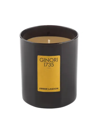 Ginori 1735 Amber Lagoon Refill Candle In Black