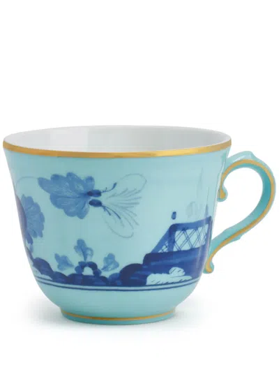 Ginori 1735 Oriente Italiano Iris Espressotasse In Blau