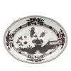 Ginori 1735 Antico Doccia Oval Flat Platter In Gray