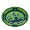 Ginori 1735 Antico Doccia Oval Flat Platter In Green