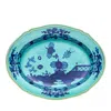 Ginori 1735 Antico Doccia Oval Platter In Blue