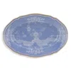 Ginori 1735 Antico Doccia Oval Platter In Pervinca