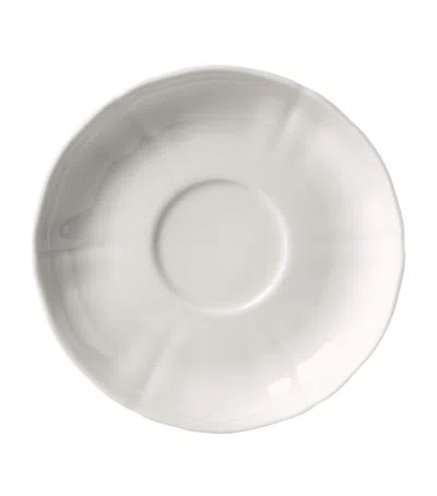 Ginori 1735 Antico Doccia Tea Saucer In White