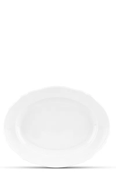 Ginori 1735 'antico Doccia' Tray ⌀ 34 Cm In White