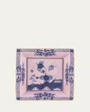 Ginori 1735 Azalea Squared Tray, 9.6" In Orienteit Azalea