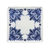 Ginori 1735 Babele Blu Squared Flat Plate In Blue