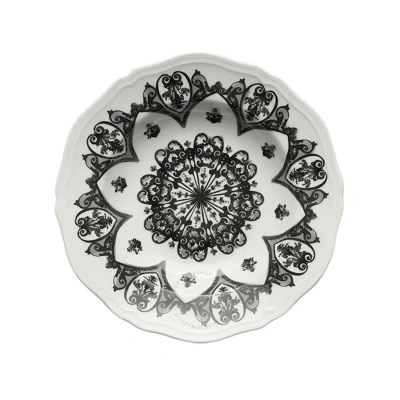 Ginori 1735 Babele Nero Soup Plate In Black