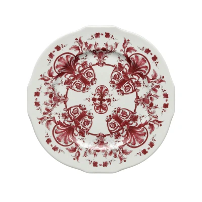 Ginori 1735 Babele Rosso Charger Plate In Burgundy