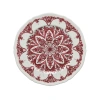 Ginori 1735 Babele Rosso Charger Plate In Ross/red