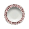 Ginori 1735 Babele Rosso Soup Plate In Rosso/red