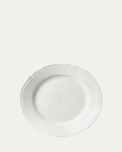 Ginori 1735 Bianco Antico Doccia Flat Bread Plate In White