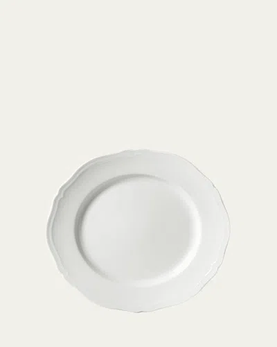 Ginori 1735 Bianco Antico Doccia Flat Dinner Plate In White