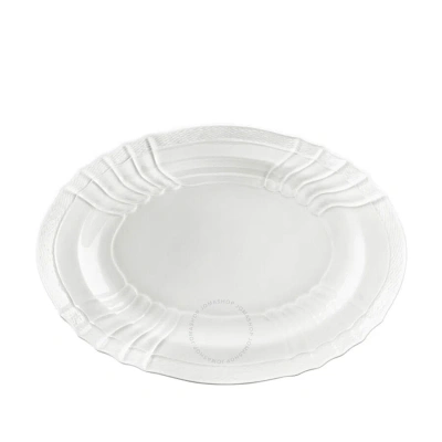 Ginori 1735 Big Oval Flat Platter In White
