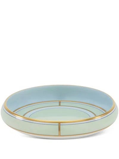 GINORI 1735 BLUE DIVA PORCELAIN ROUND TRAY