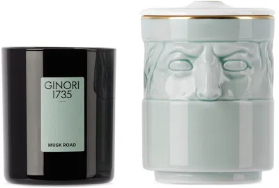 Ginori 1735 Blue Il Seguace & Musk Road Candle