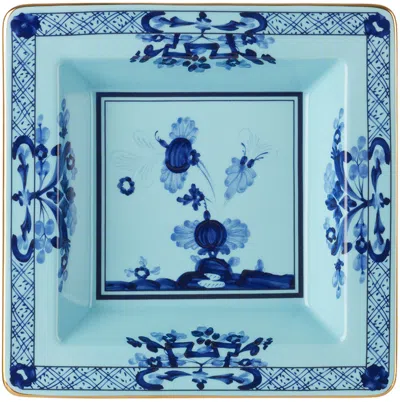 Ginori 1735 Blue Oriente Italiano Square Change Tray In G00124300