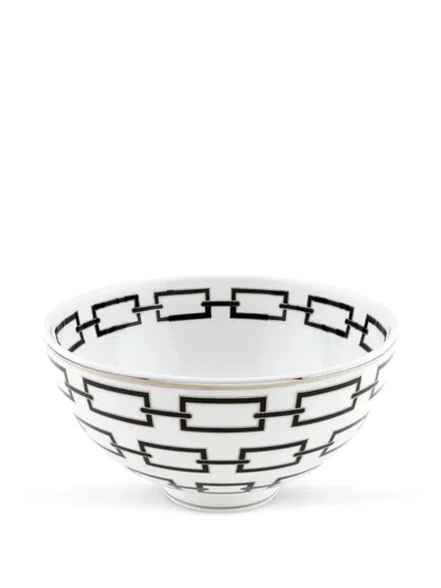 Ginori 1735 Catene Bowl (21.5cm X 11.5cm) In White