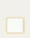 Ginori 1735 Catene Cachemire Vide Poche Tray In Gold