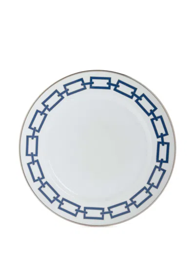 Ginori 1735 Catene Chain-link Flat Plate (28cm) In White
