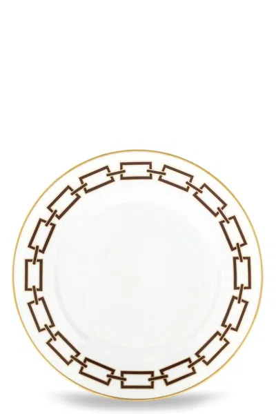 Ginori 1735 'catene' Dessert Plate ⌀ 22 Cm In Brown