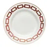 Ginori 1735 Catene Dinner Plate In Red