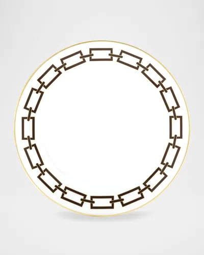 Ginori 1735 Catene Ebano Dinner Plate In White