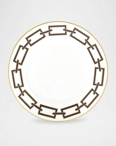 Ginori 1735 Catene Ebano Flat Bread Plate In White