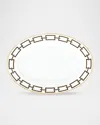 Ginori 1735 Catene Ebano Oval Flat Platter