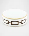 Ginori 1735 Catene Ebano Round Trinket Box