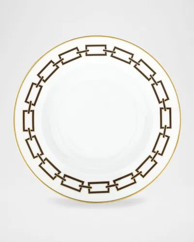 Ginori 1735 Catene Ebano Soup Plate In Multi