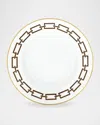Ginori 1735 Catene Ebano Soup Plate In White