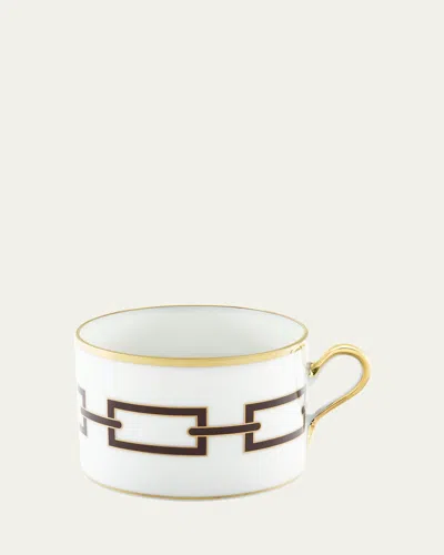 Ginori 1735 Catene Ebano Tea Cup, 7.75 Oz. In White