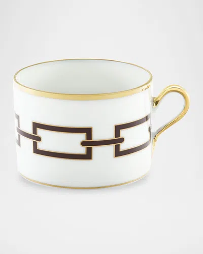 Ginori 1735 Catene Ebano Tea Cup, 7.75 Oz. In White