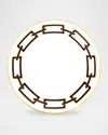 Ginori 1735 Catene Ebano Tea Saucer In Catene Ebano