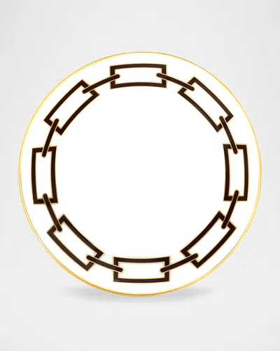 Ginori 1735 Catene Ebano Tea Saucer In Neutral