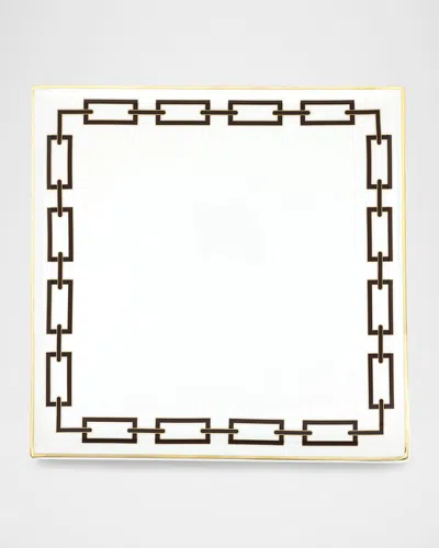 Ginori 1735 Catene Ebano Vide Poche Tray In White