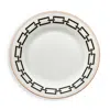 Ginori 1735 Catene Impero Flat Dessert Plate In White