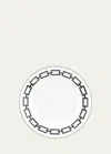 Ginori 1735 Catene Nero Dessert Plate In Black