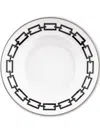 Ginori 1735 Catene Nero Soup Plate (24.5cm) In Weiss