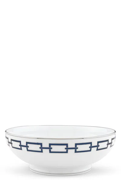 Ginori 1735 'catene' Salad Bowl ⌀ 26,5 Cm In Blue