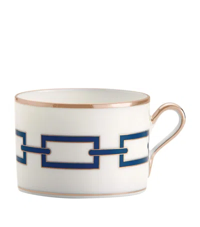 Ginori 1735 Catene Zaffiro Teacup In Blue